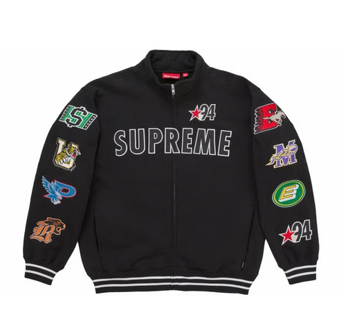 Supreme Performance Zip Up Hooded Sweatshirt Black - Pure 10