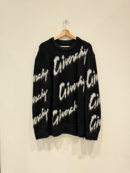 Givenchy Mohair and Wool Intarsia Sweater (Pre-Owned)