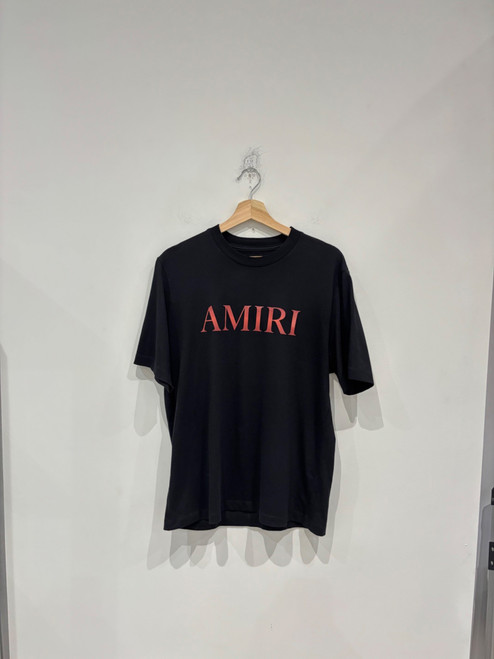 Amiri Gradient Core Logo Tee Black/Red (Pre-Owned)