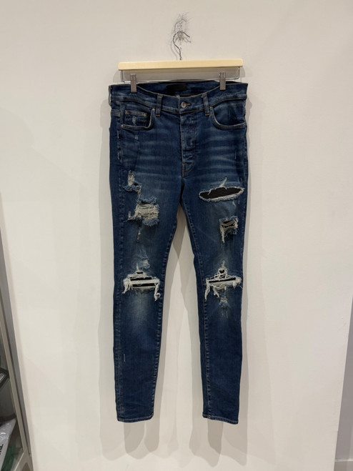 Amiri MX1 Distressed Jeans Blue (Pre-Owned)
