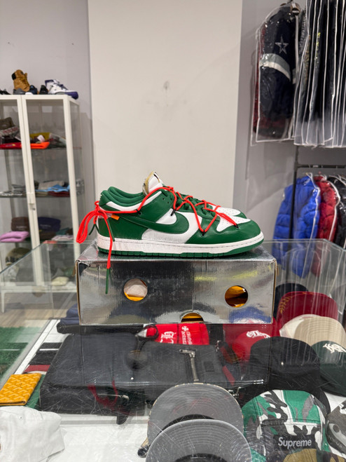 Nike Dunk Low Off-White Pine Green (Pre-Owned)