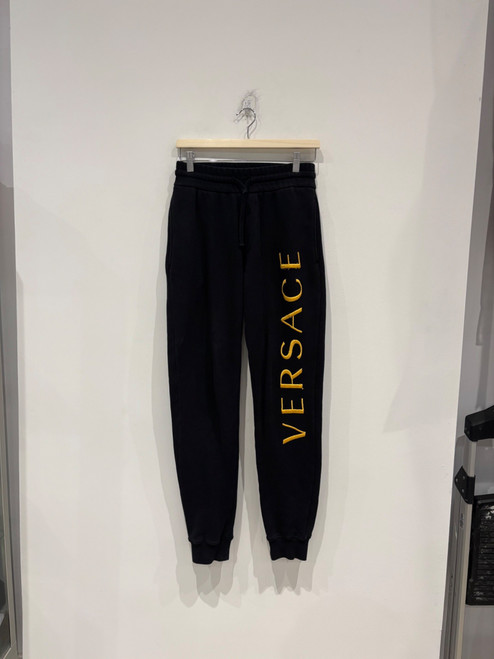 Versace Logo Sweatpants Black (Pre-Owned)