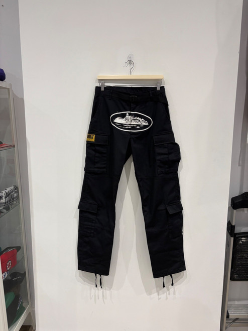 Corteiz 4Starz Special Edition Guerilla Cargos Black/White (Pre-Owned)