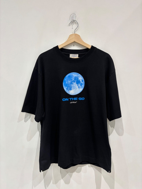 Off White Onthego Moon Tee Black/Multicolour (Pre-Owned)