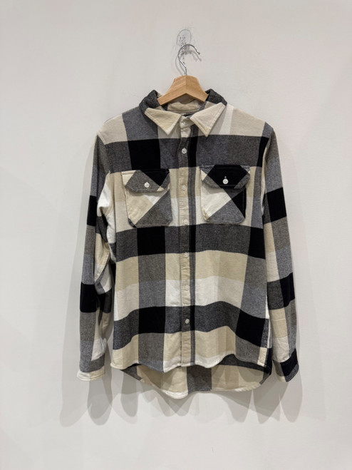 OVO Buffalo Plaid Flannel Shirt Black (Pre-Owned)