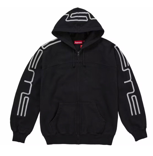Supreme Performance Zip Up Hooded Sweatshirt Black - Pure 10