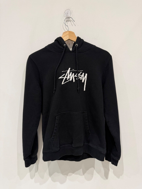 Stussy Classic Logo Hoodie Black (Pre-Owned)