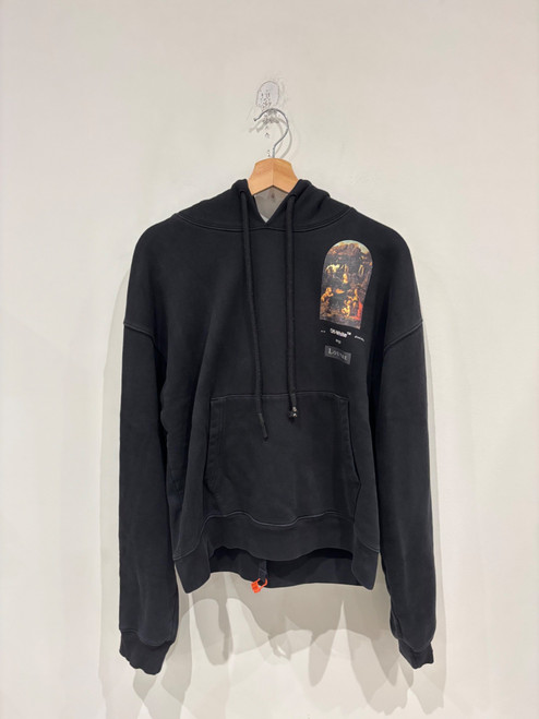 Off-White Louvre Hoodie Black (Pre-Owned)
