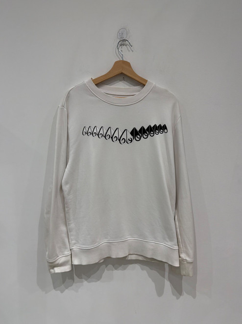 Moose Knuckles Prospective Crewneck White (Pre-Owned)