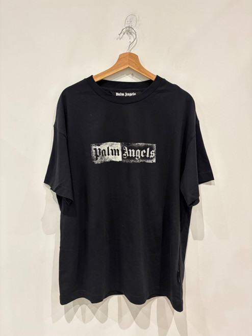 Palm Angels Stamp Logo Shirt Black
