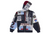 Supreme Patchwork Zip Up Hooded Sweatshirt (SS25) Navy