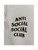 Anti Social Social Club Camo Logo Hoodie White