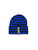 Supreme Vertical Logo Striped Beanie Blue