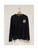 Moncler Grenoble Logo Print Cotton Long Sleeve Black (Pre-Owned)