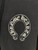 Chrome Hearts Horseshoe Floral Pullover Hoodie Black (Pre-Owned)