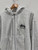 Stussy New York Zip Up Hoodie Grey
