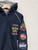 Supreme Playoffs Zip Up Hoodie Navy (Pre-Owned)