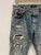 Amiri Clay Indigo Plaid Carpenter Jeans (Pre-Owned)
