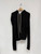 Rick Owens Zip Knitted Hoodie Black