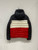 Moncler Palliser Colour Block Quilted Shell Hooded Down Jacket Navy (Pre-Owned)