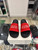 Alexander McQueen Rubber Graphic Print Slides Black/Red (Pre-Owned)