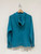 C.P. Company Diagonal Raised Fleece Goggle Zipped Hoodie Teal (Pre-Owned)