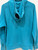 C.P. Company Diagonal Raised Fleece Goggle Zipped Hoodie Teal (Pre-Owned)