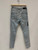Amiri Embroidered Logo Skinny Jeans Blue (Pre-Owned)
