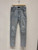 Amiri MX1 Mineral Wash Patch Jeans Blue (Pre-Owned)