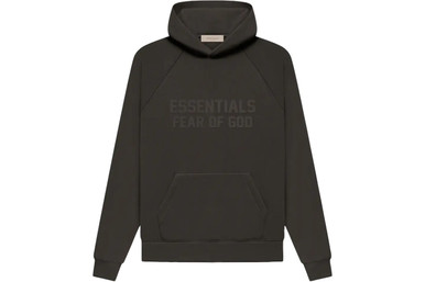 Fear Of God Essentials Hoodie Off Black