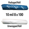 Wrapped roll picture of 10 mil 8 foot by 100 foot
