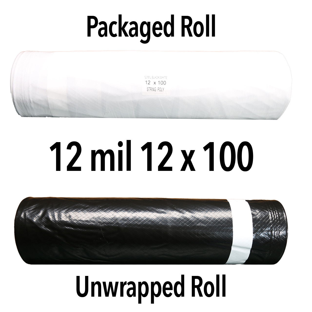 Packaging for 12 mil crawl space vapor barrier