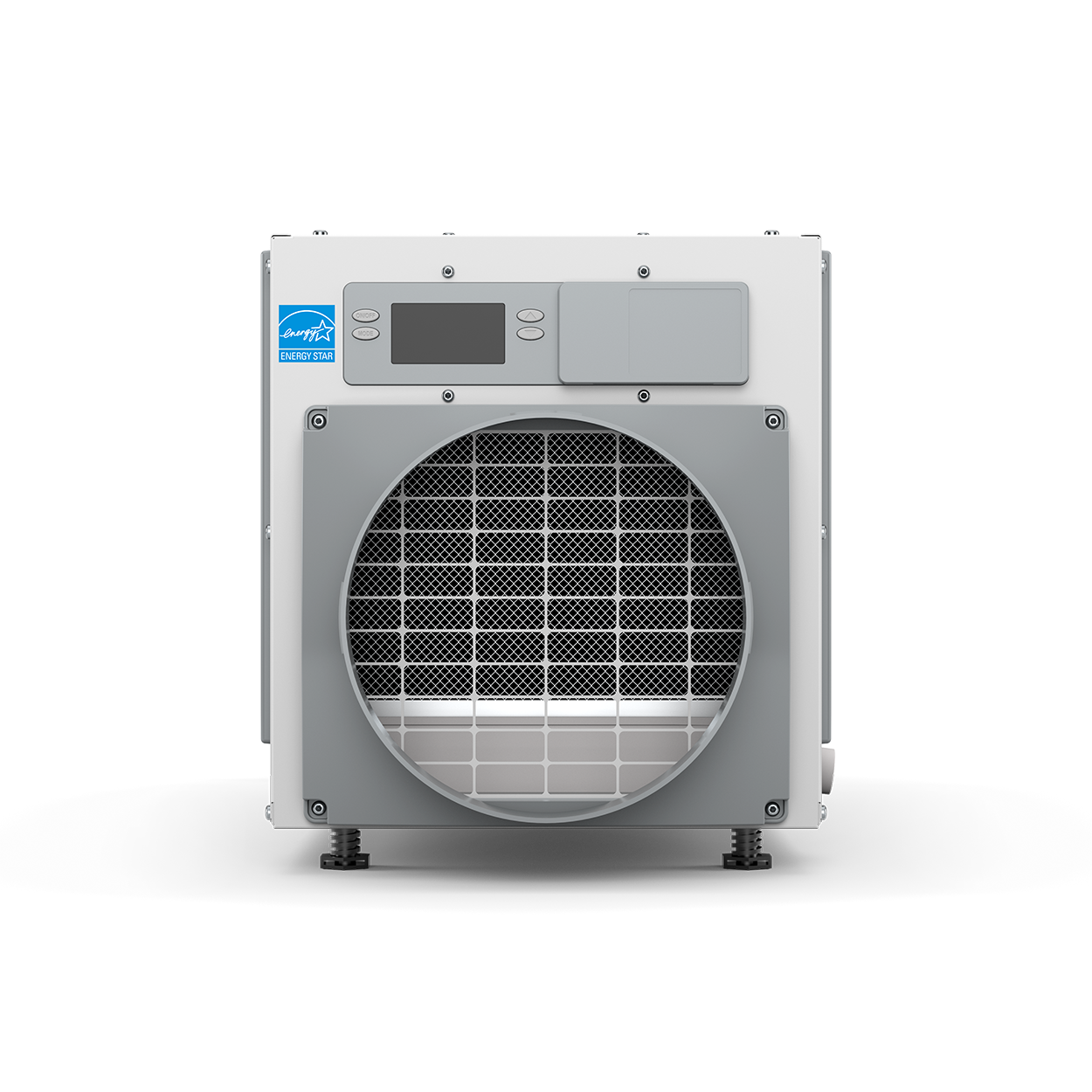 The front view of the AprilAire E80 Dehumidifier