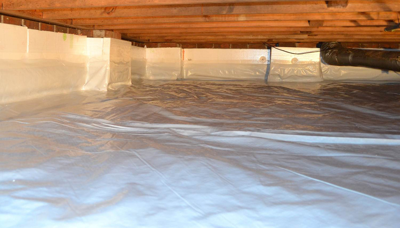 Should I install plastic on a foundation wall?