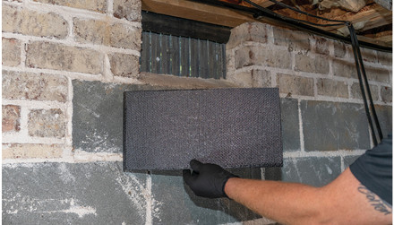 What do I do with my foundation vents when I close my crawl space?
