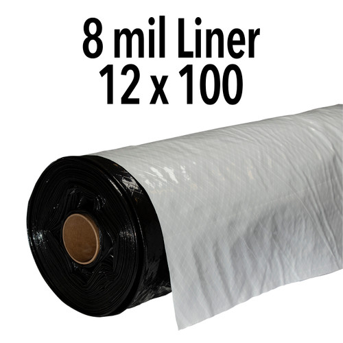8 mil economy vapor barrier for crawl space encapsulation
