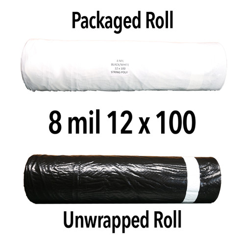 Packaging for 8 mil economy reinforced crawl space vapor barrier