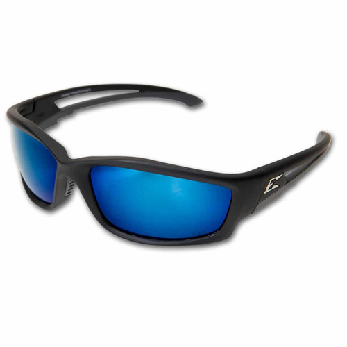 Edge Kazbek - Polarized Aqua Precision Blue Safety Glasses