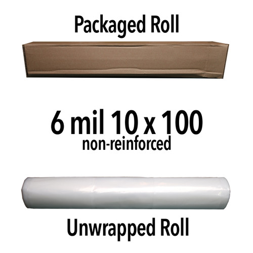Packaging for 6 mil crawl space vapor barrier