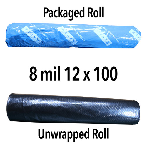 Vapor Barrier in its packaging 12 foot by 100 foot