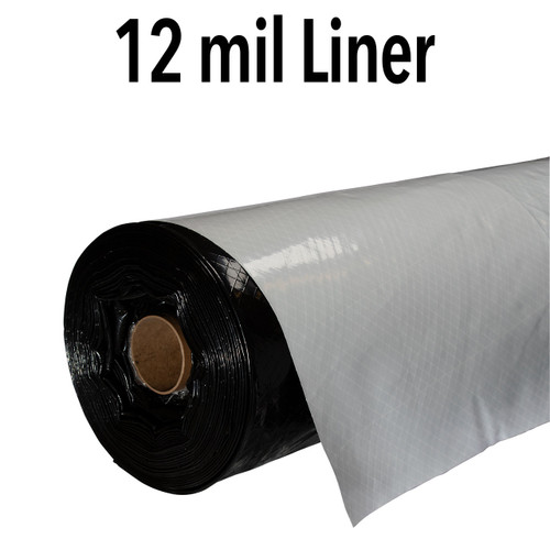 12 Mil Reinforced Crawl Space Liner (WB) Roll -Various sizes 12 Mil Reinforced Crawl Space Liner (WB) Roll -Various sizes