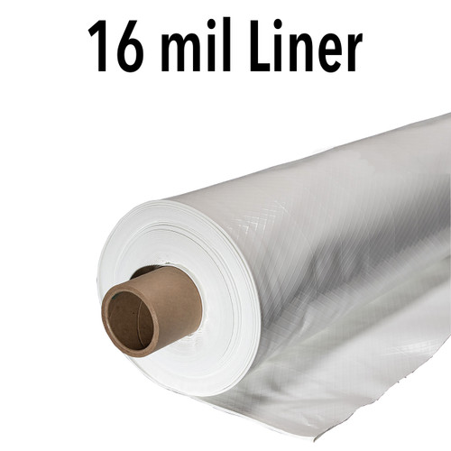 16 mil Economy reinforced crawl space vapor barrier