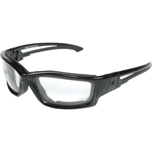 Edge Kazbek with strap & gasket - Clear with Vapor Shield Safety Glasses