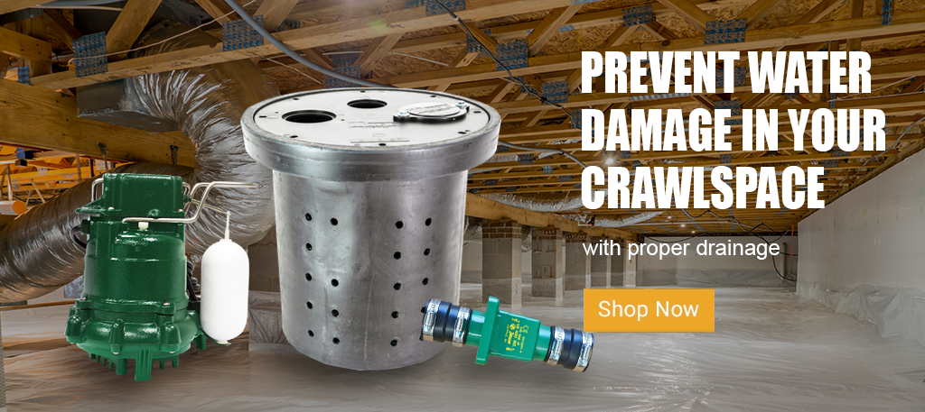 Crawl Space Sump Pump with Kit