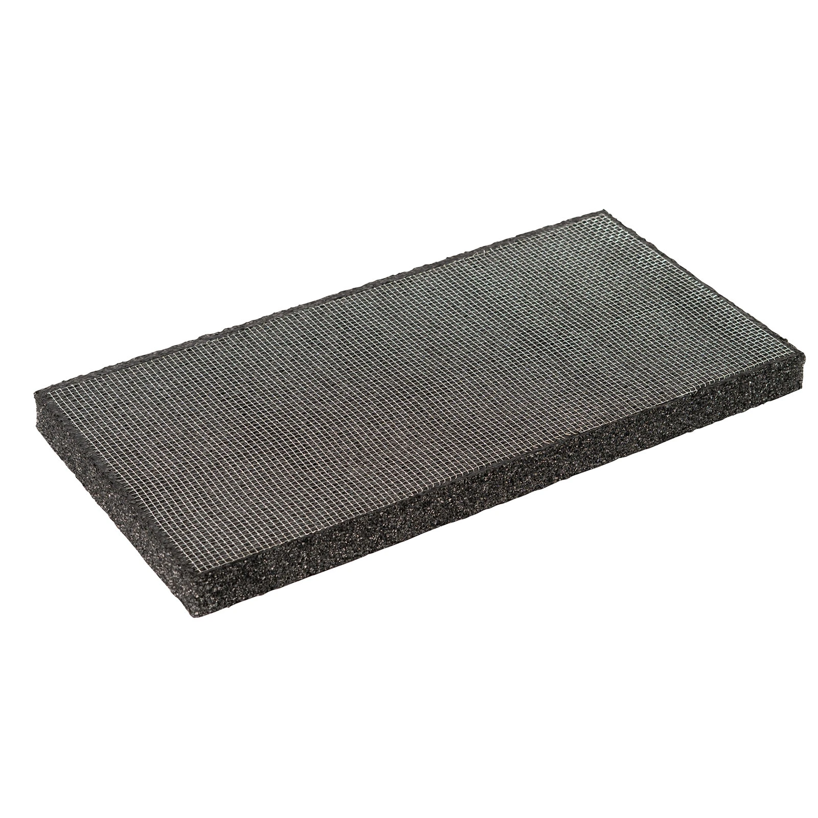 Angled view of VentBlock+ showing the polyethylene panel and rodent-resistant screen backing