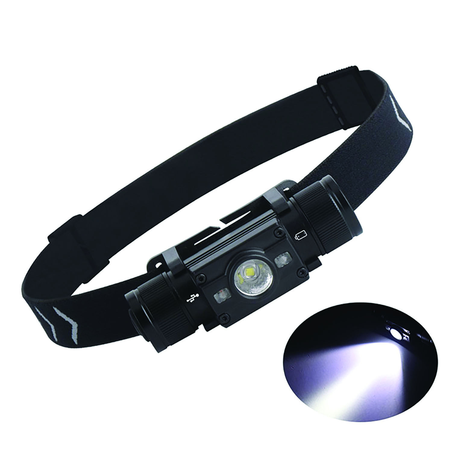 LumenX Professional USB Rechargeable Headlamp