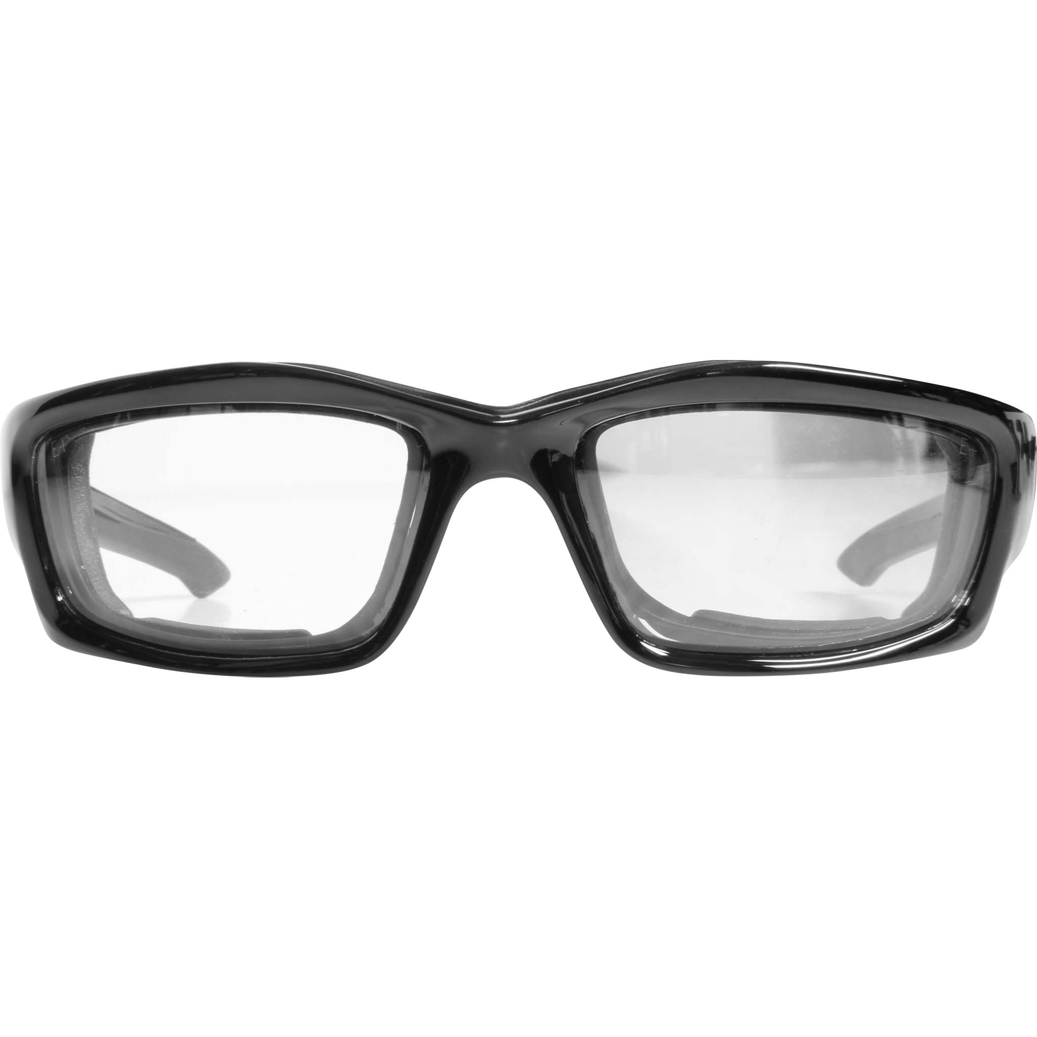 Edge Kazbek with strap & gasket - Clear with Vapor Shield Safety Glasses