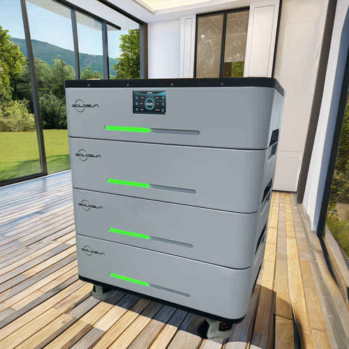 Well Made 100Ah Home Energy Storage System Lifepo4 Battery Wall Mounted Hybrid Grid Stackable with IP65 Protection