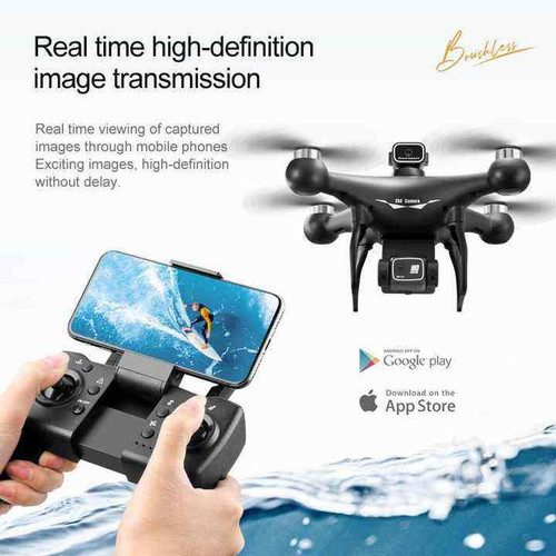 S116 4K UHD Beginner Drone – GPS Navigation, LED Lights, Obstacle Avoidance & 2000mAh Battery with 15-Min Remote Flight