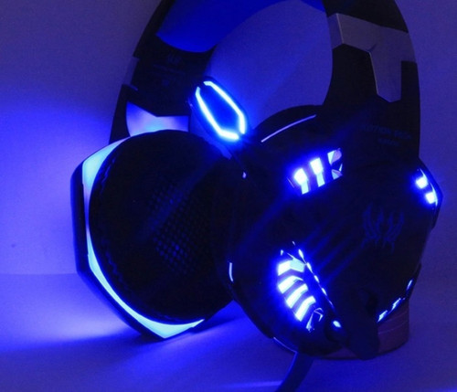 G9300 LED Gaming Headset Ninja Dragon Stereo Over-Ear Headphones for PC PS Xbox Mobile